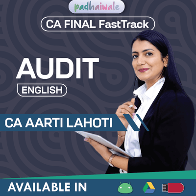 CA Final Audit English FastTrack Classes by CA Aarti Lahoti for ICAI