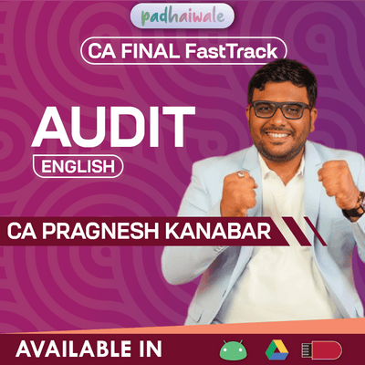 CA Final Audit English FastTrack Classes by CA Pragnesh Kanabar for ICAI