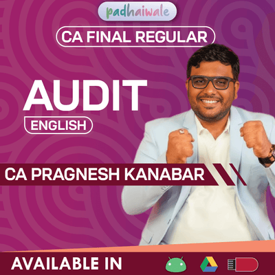CA Final Audit English Regular Classes by CA Pragnesh Kanabar for ICAI