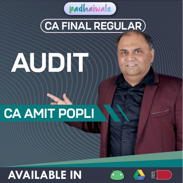 CA Final Audit Regular Classes by CA Amit Popli as per ICAI syllabus
