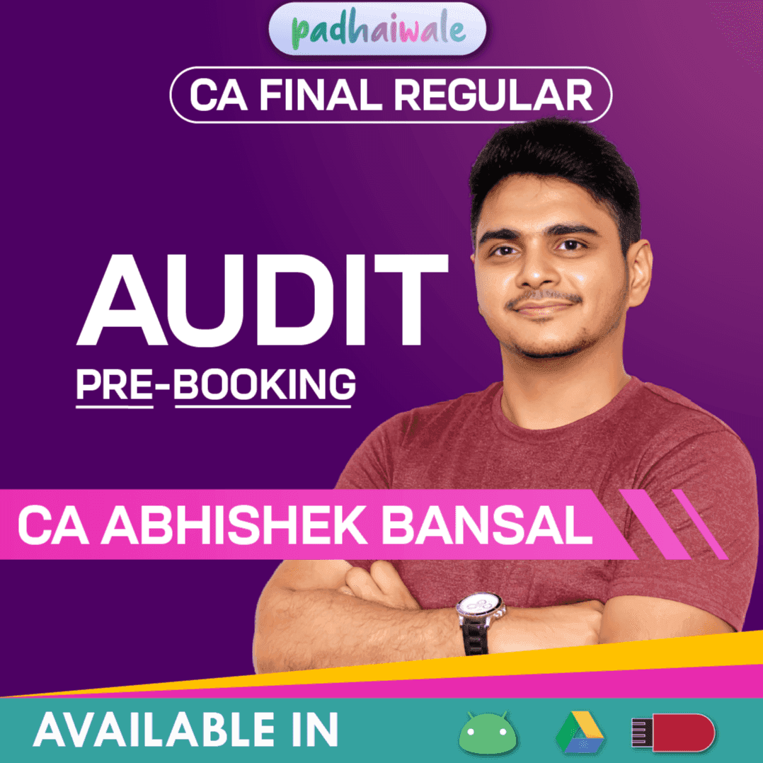 CA Final Audit Regular PreBooking Batch by CA Abhishek Bansal