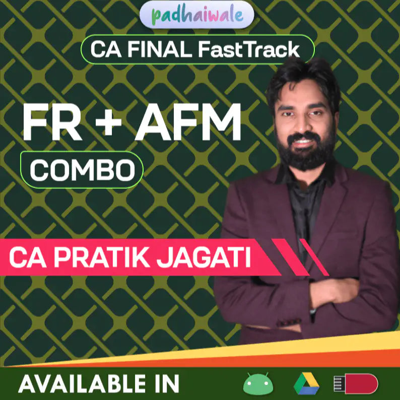 CA Final FR + AFM Combo | CA Pratik Jagati | FastTrack Batch