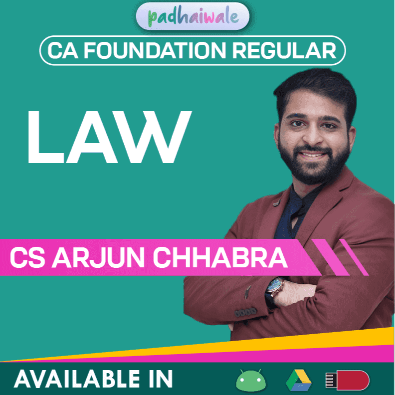 CA Foundation Business Law Regular Batch by CS LLM Arjun Chhabra