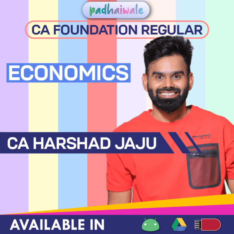 CA Foundation Economics Regular Batch by CA Harshad Jaju