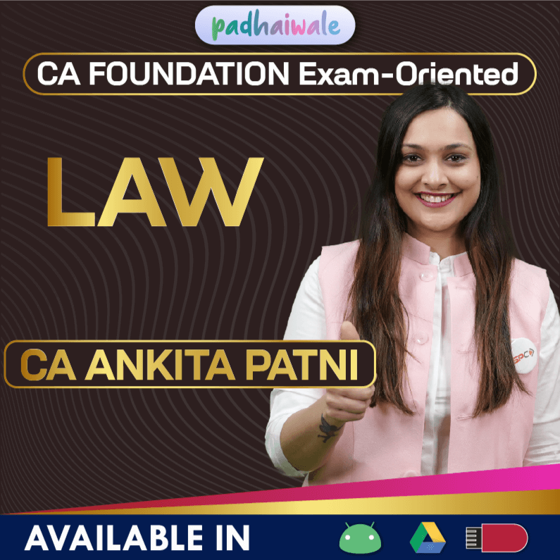 CA Foundation Laws Exam-Oriented Batch by CA Ankita Patni