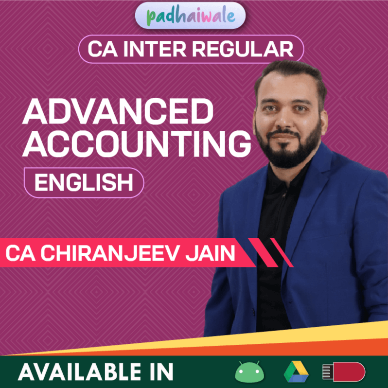 CA Inter Advanced Accounting Classes | CA Chiranjeev Jain | Regular Batch (English)