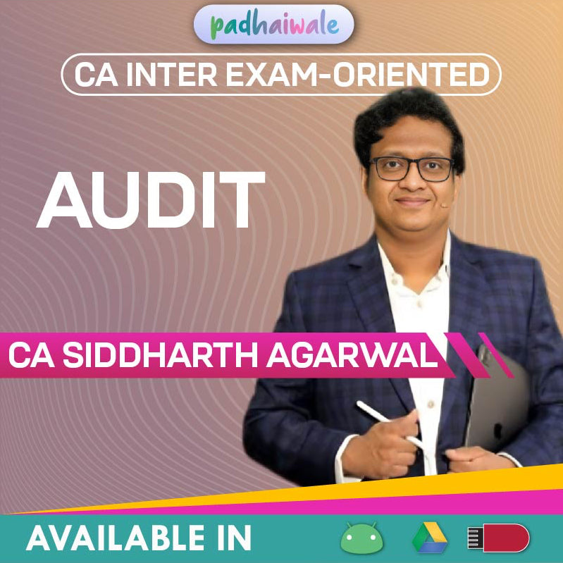 CA Inter Audit Exam-Oriented Batch by CA Siddharth Agarwal – Quick Revision of Standards, Ethics & Reporting for ICAI Exams