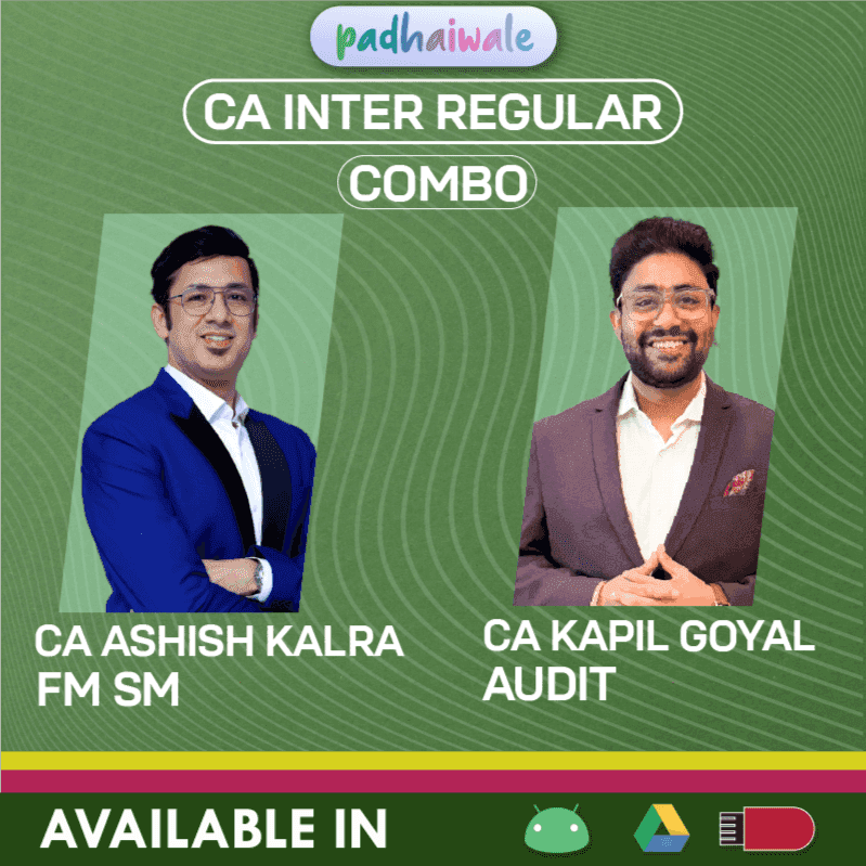 CA Inter Audit + FM SM Combo Regular Batch by CA Kapil Goyal & CA Ashish Kalra