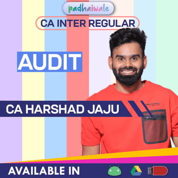 CA Inter Audit Regular Batch by CA Harshad Jaju – Complete Auditing & Ethics Course as per ICAI Syllabus