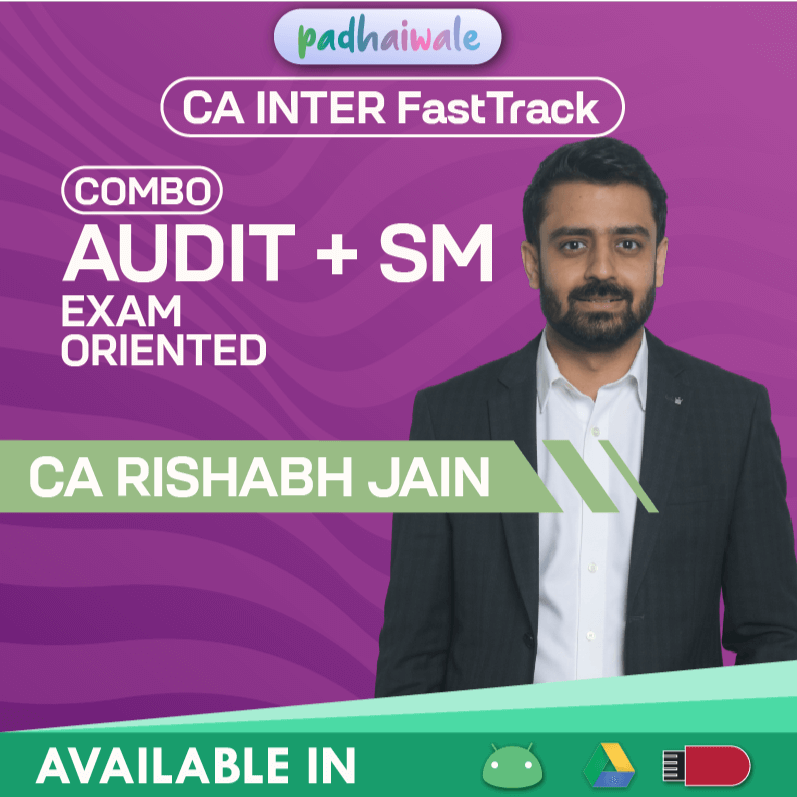 CA Inter Audit + SM Combo FastTrack Batch by CA Rishabh Jain