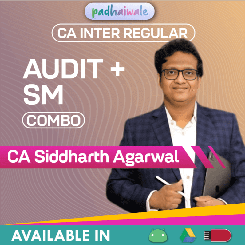 CA Inter Audit + Strategic Management (SM) Combo Regular Batch by CA Siddharth Agarwal – Complete ICAI Syllabus for Audit & SM