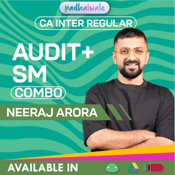 CA Inter Audit + SM Combo Regular Batch by Neeraj Arora
