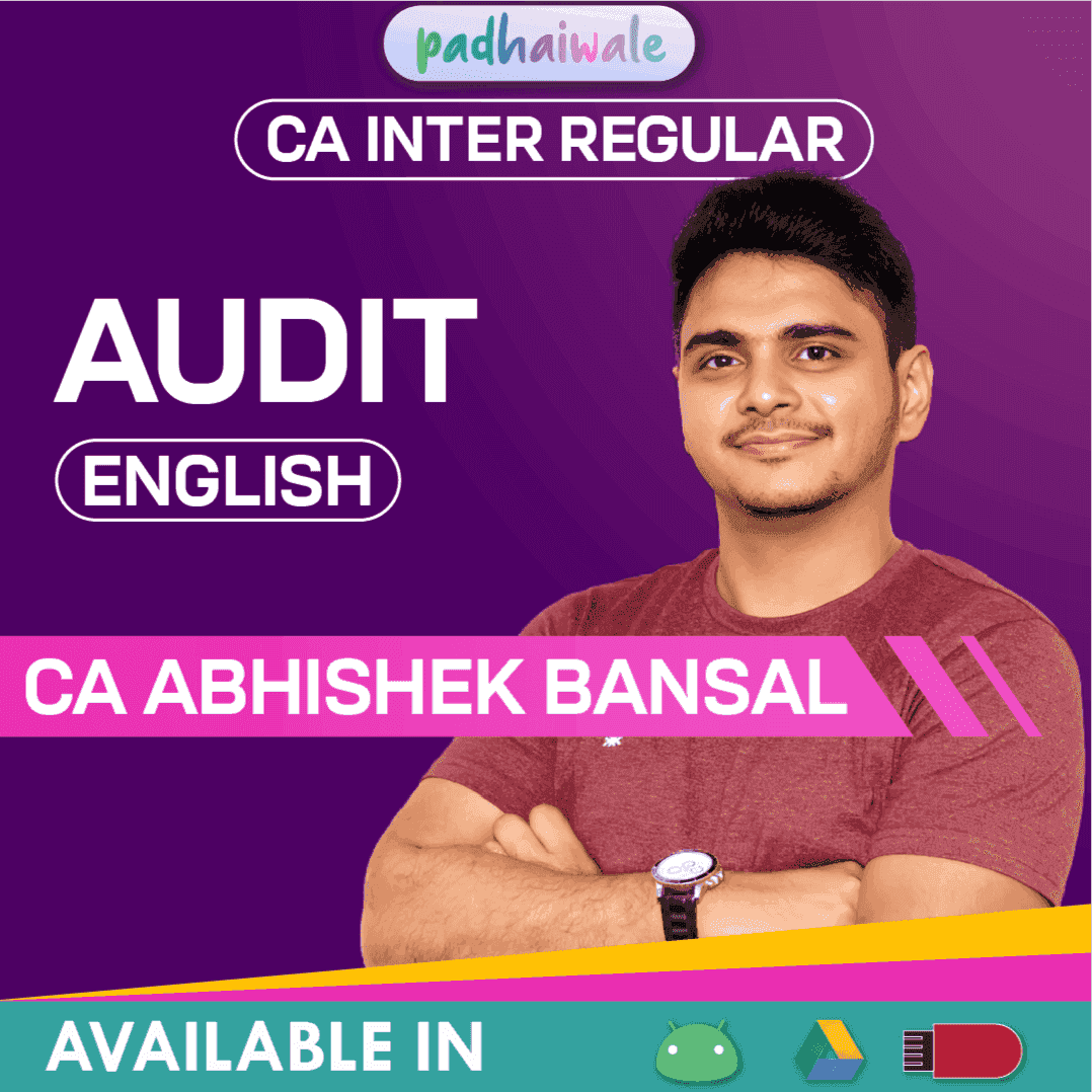 CA Inter Audit in English Regular Batch by CA Abhishek Bansal
