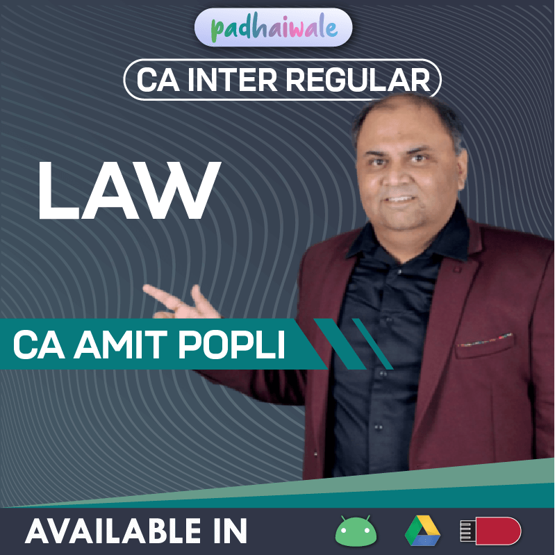 CA Inter Corporate and Other Laws Regular Classes by CA Amit Popli ICAI