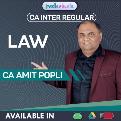 CA Inter Corporate and Other Laws Regular Classes by CA Amit Popli ICAI