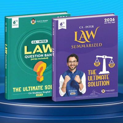 CA Inter Corporate & Other Laws Summary Notes Question Bank MCQ Book by CA Shubham Singhal for ICAI exams