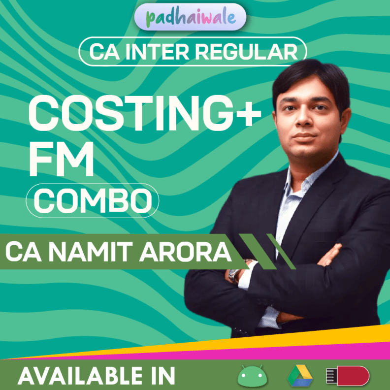 CA Inter Costing + FM Combo Regular Batch by CA Namit Arora