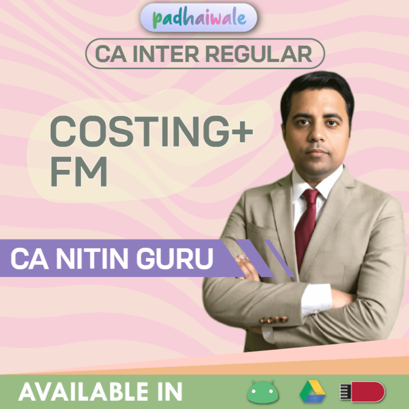 CA Inter Costing + FM Combo Regular Batch by CA Nitin Guru