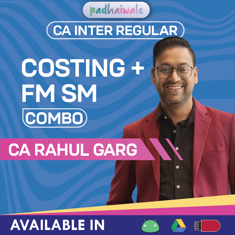 CA Inter Costing Financial Management and Strategic Management Regular Combo Online Classes by Rahul Garg for ICAI