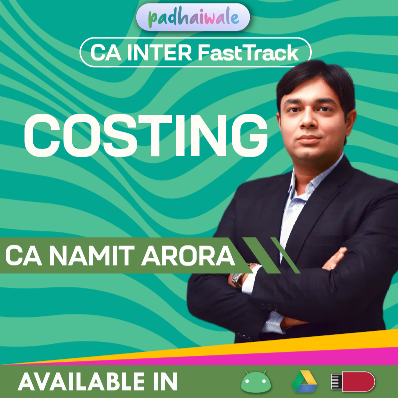 CA Inter Costing FastTrack Batch by CA Namit Arora