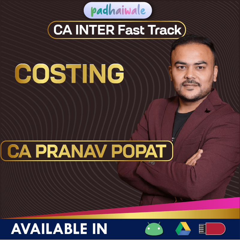 CA Inter Costing FastTrack Batch by CA Pranav Popat
