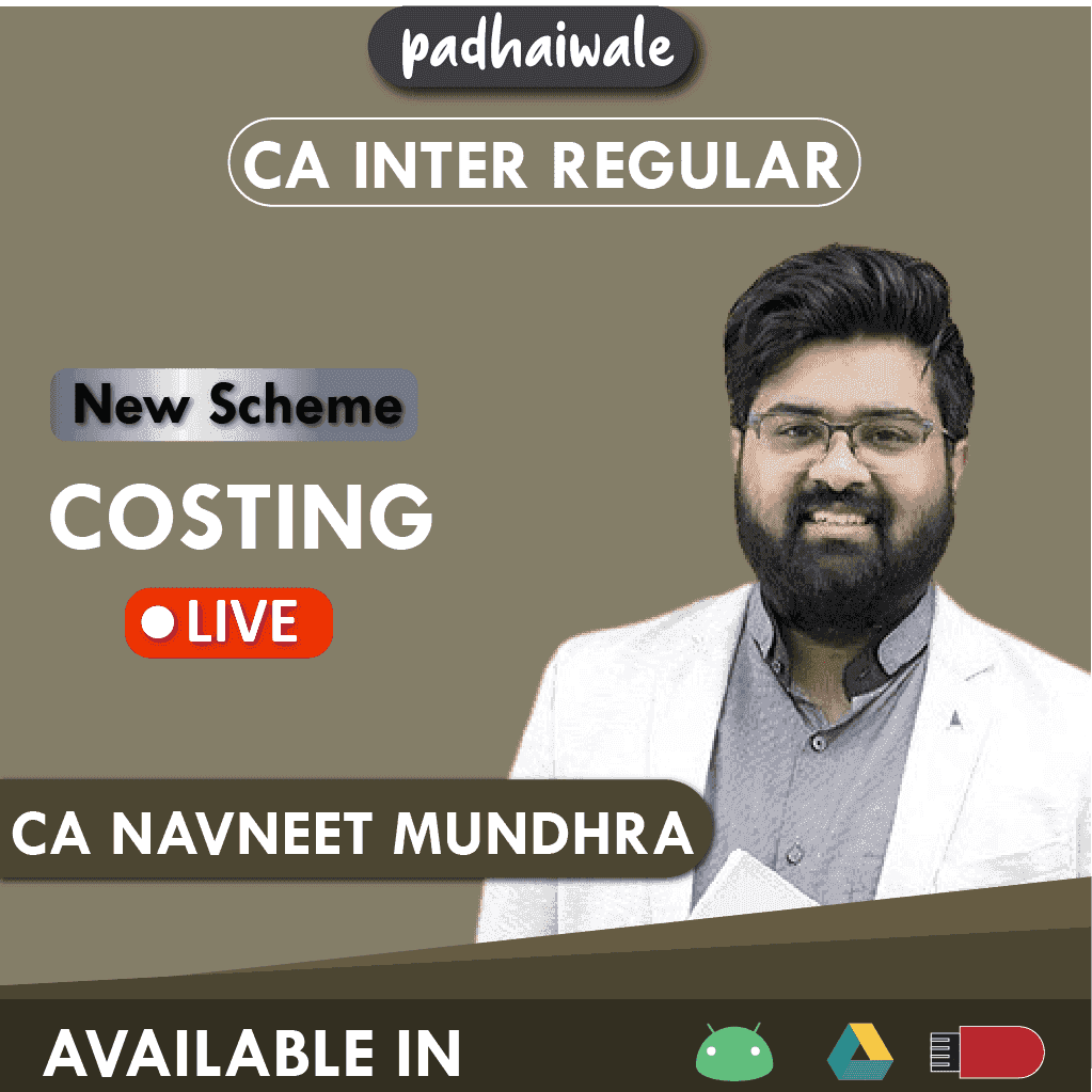 CA Inter Costing Regular Classes and Study Material by CA Navneet Mundhra for ICAI