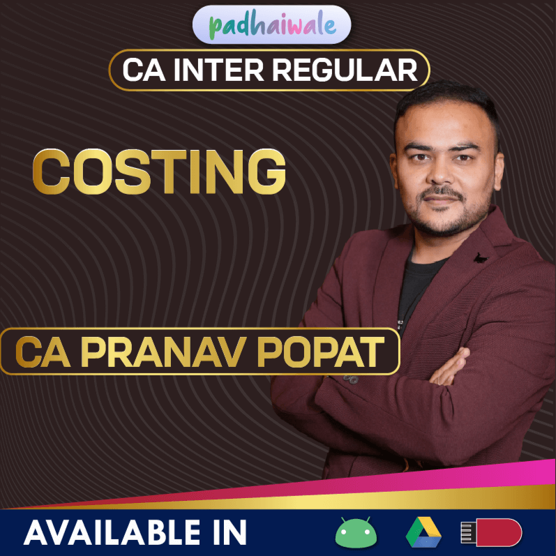 CA Inter Costing Regular Batch by CA Pranav Popat