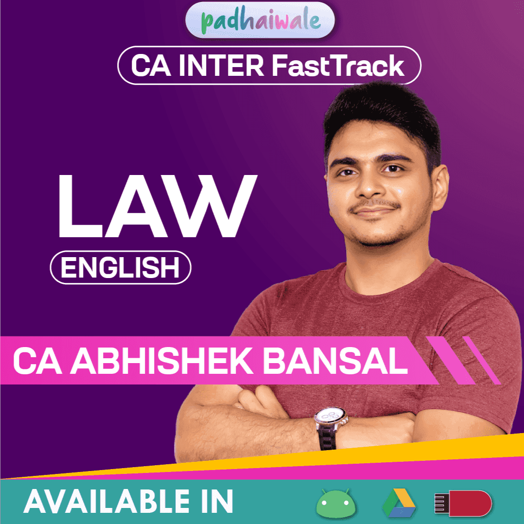 CA Inter Law English FastTrack Batch by CA Abhishek Bansal
