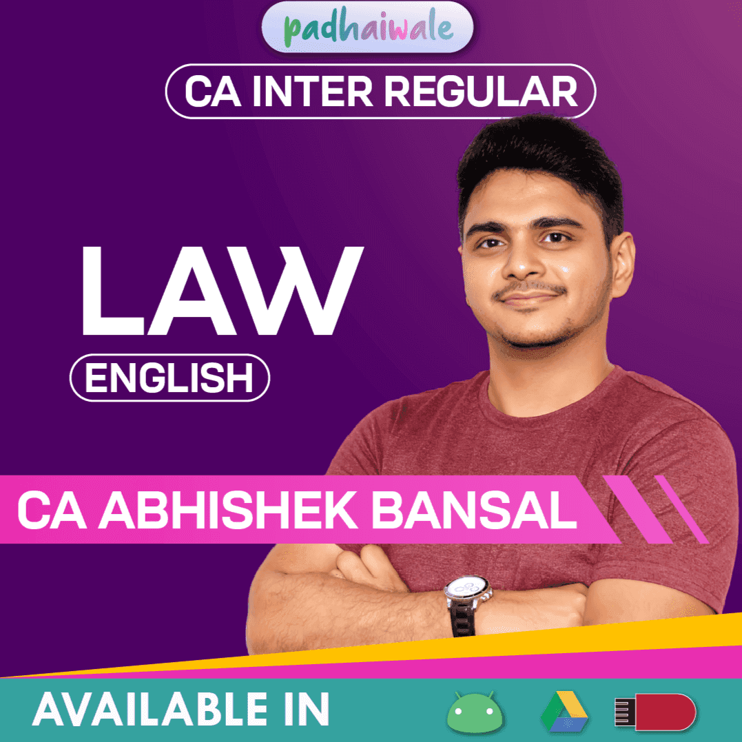 CA Inter Law English Regular Batch by CA Abhishek Bansal