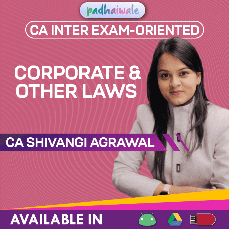 CA Inter Law exam-oriented classes by CA Shivangi Agrawal. ICAI-focused teaching with concept clarity and exam-ready preparation.
