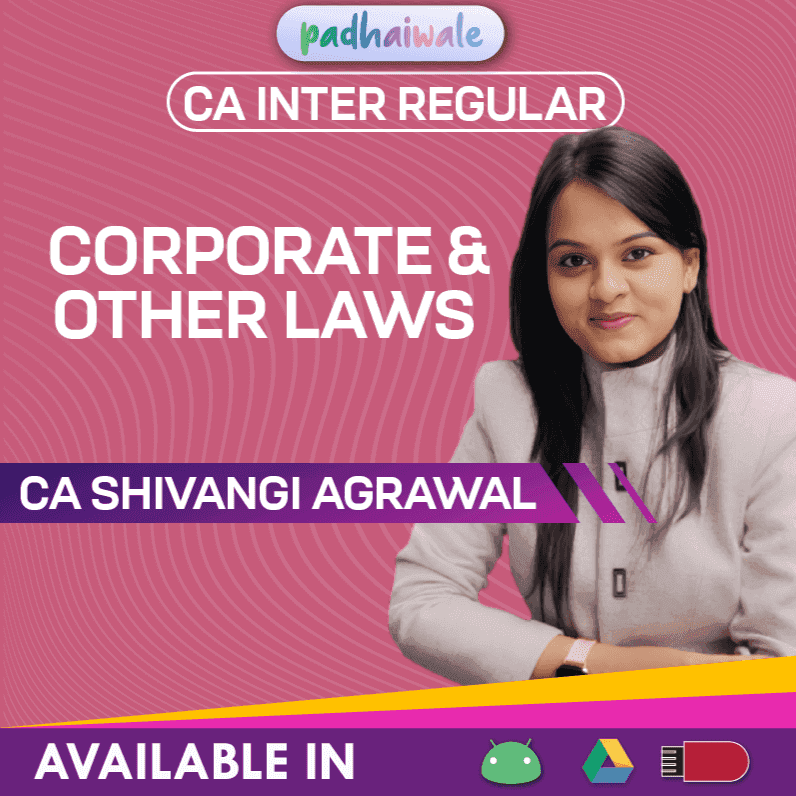 CA Inter Law Regular Batch by CA Shivangi Agrawal