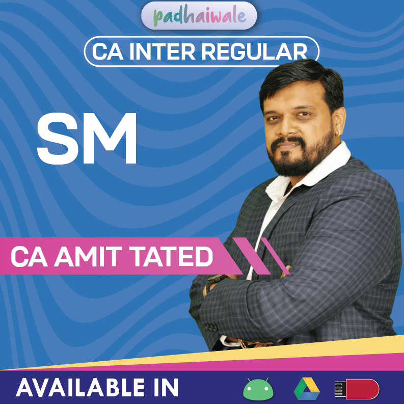 CA Inter Strategic Management Regular Online Classes with concept-driven exam preparation by CA Amit Tated for ICAI