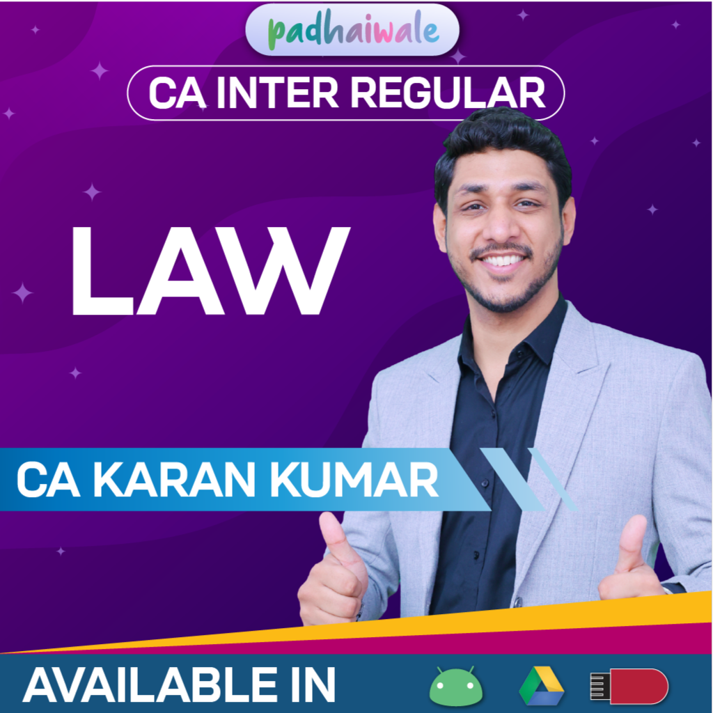 CA Inter Law Regular Batch by CA Karan Kumar