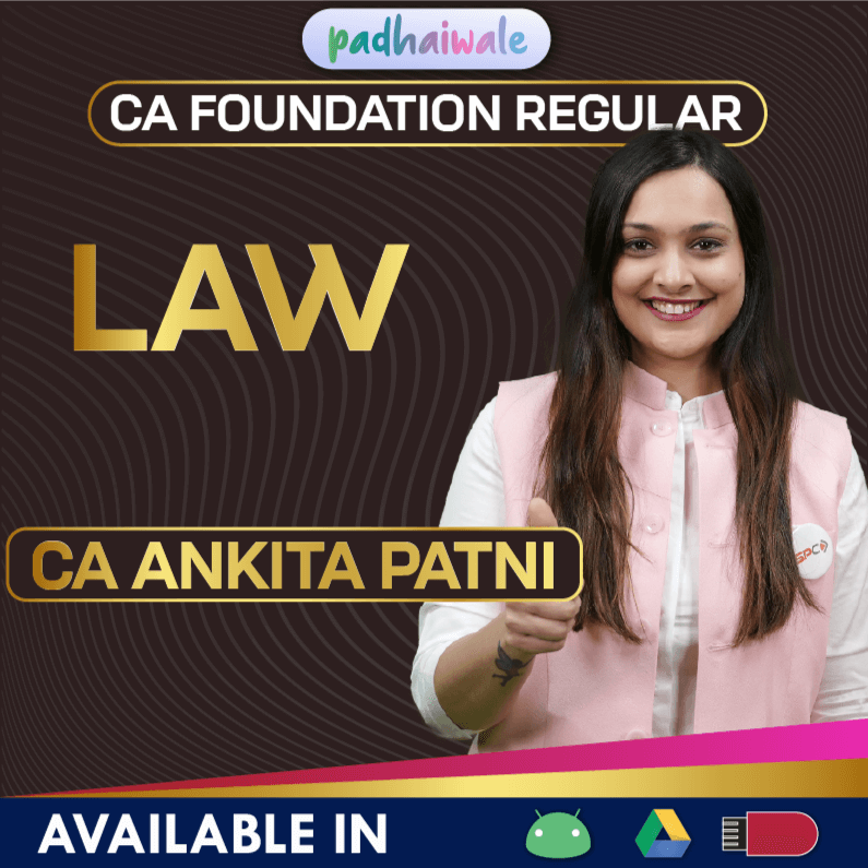 CA Foundation Laws Regular Batch by CA Ankita Patni