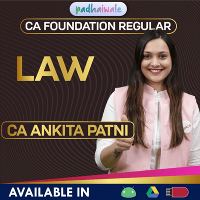 CA Foundation Laws Regular Batch by CA Ankita Patni