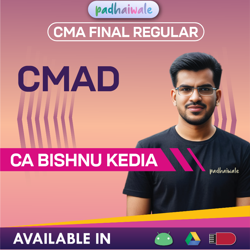 CMA Final CFR and CMAD Regular Batch by CA Bishnu Kedia course image