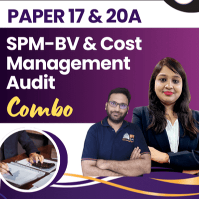 CMA Final CMAD + SPMBV Combo Regular Batch by CA CS MBA Dipak Agarwal & CA CS Divya Agarwal – Full ICMAI Syllabus with Conceptual & Practical Coverage