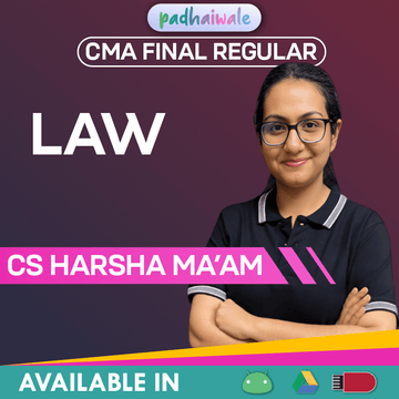 CMA Final Corporate and Economic Laws Regular Online Classes with exam-focused legal coverage for ICMAI