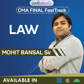 CMA Final Corporate and Economic Laws FastTrack Classes by Mohit Bansal for ICMAI