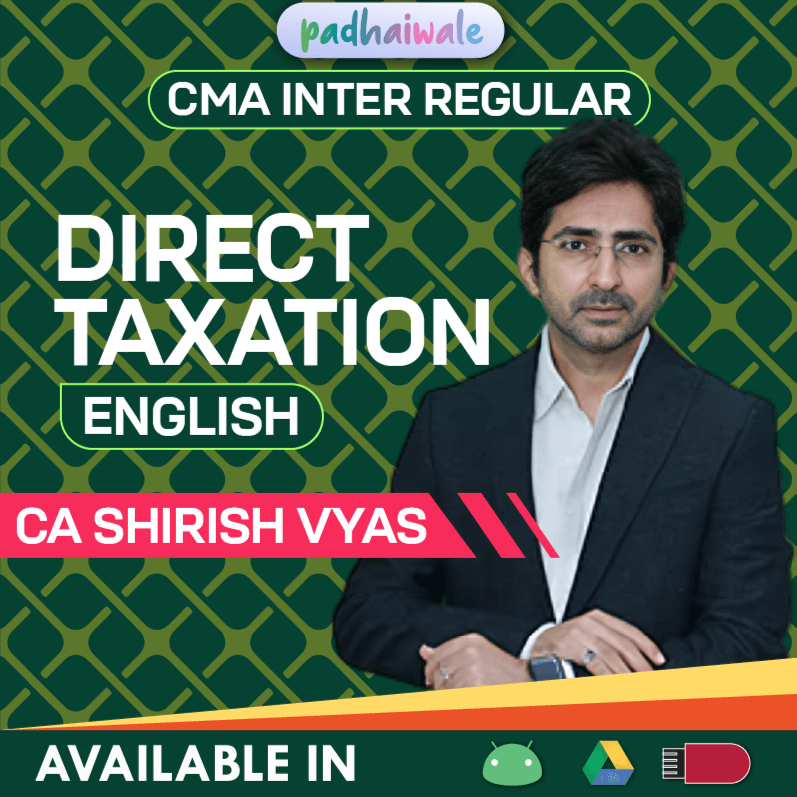 CMA Inter DT Classes | CA Shirish Vyas | Regular Batch (English)