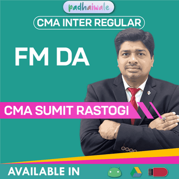 CMA Inter FMDA Regular Batch by CMA Sumit Rastogi