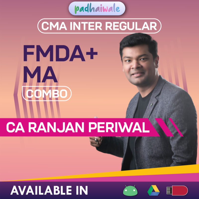 CMA Inter FM DA + MA Classes | CA Ranjan Periwal | Regular Batch