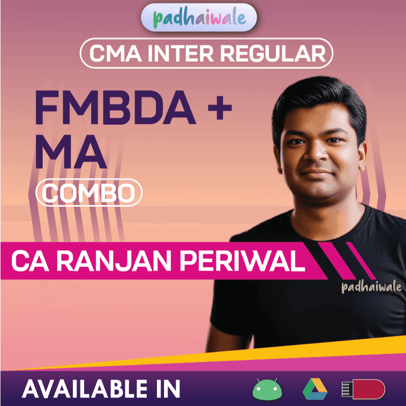 CMA Inter FM DA + Management Accounting Combo Regular Batch by CA Ranjan Periwal