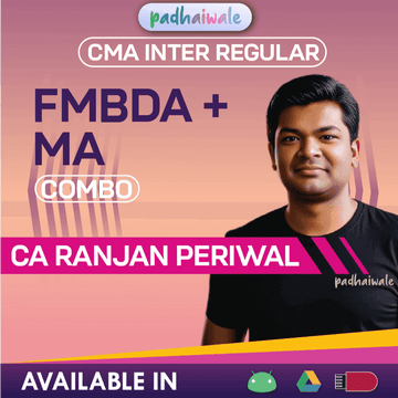 CMA Inter FM DA + MA Combo Regular Batch by CA Ranjan Periwal
