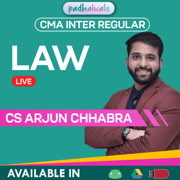 CMA Inter Law Regular Live Batch by CS LLM Arjun Chhabra