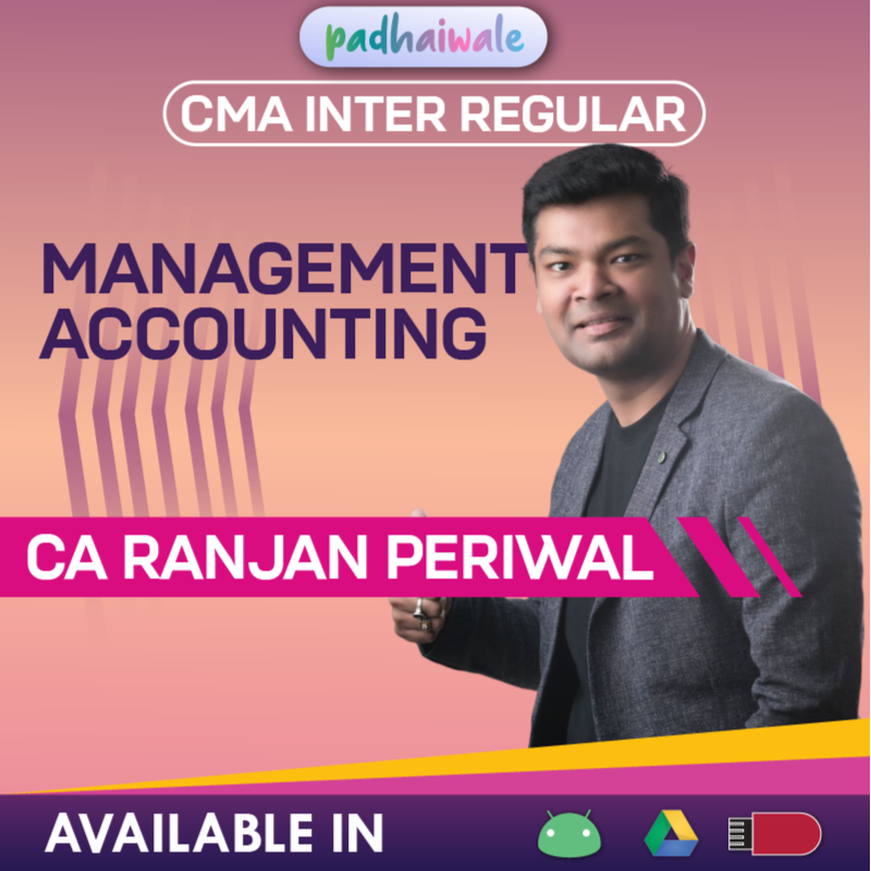 CMA Inter Management Accounting Classes | CA Ranjan Periwal | Regular Batch