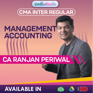 CMA Inter Management Accounting Classes | CA Ranjan Periwal | Regular Batch