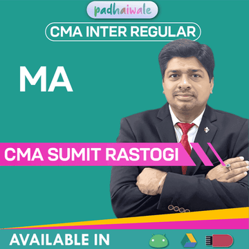 CMA Inter Management Accounting (MA) Regular Batch by CMA Sumit Rastogi