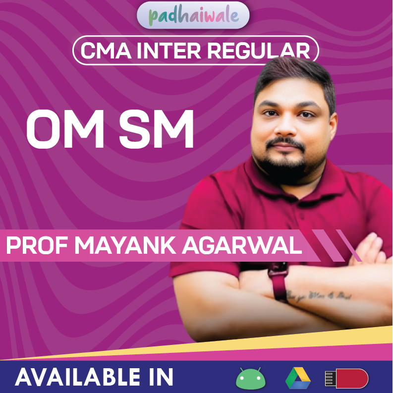 CMA Inter OM SM Regular Batch Mayank Agarwal Classes