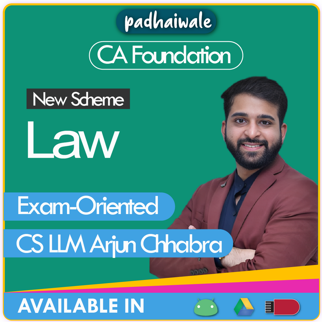 CA Foundation Law Exam-Oriented New Scheme Arjun Chhabra